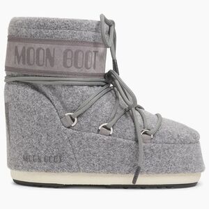 Moon Boot Icon Felt Low Boot Grey